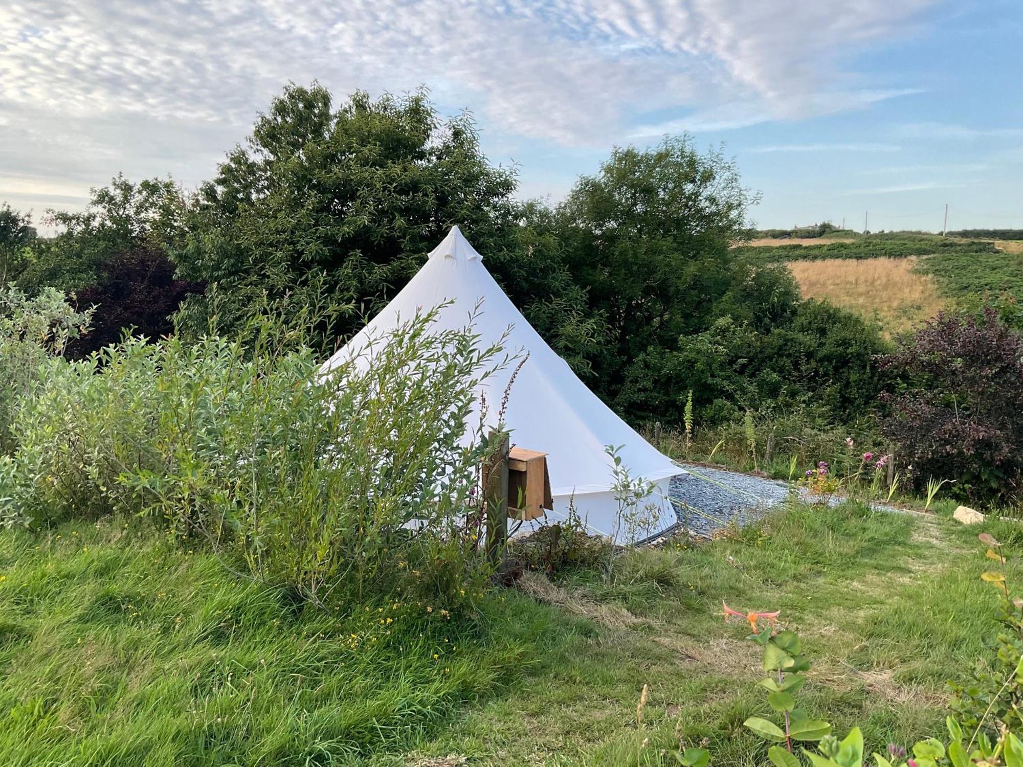 Glamping Meadow Bell Tent Stithians Eksteriør billede