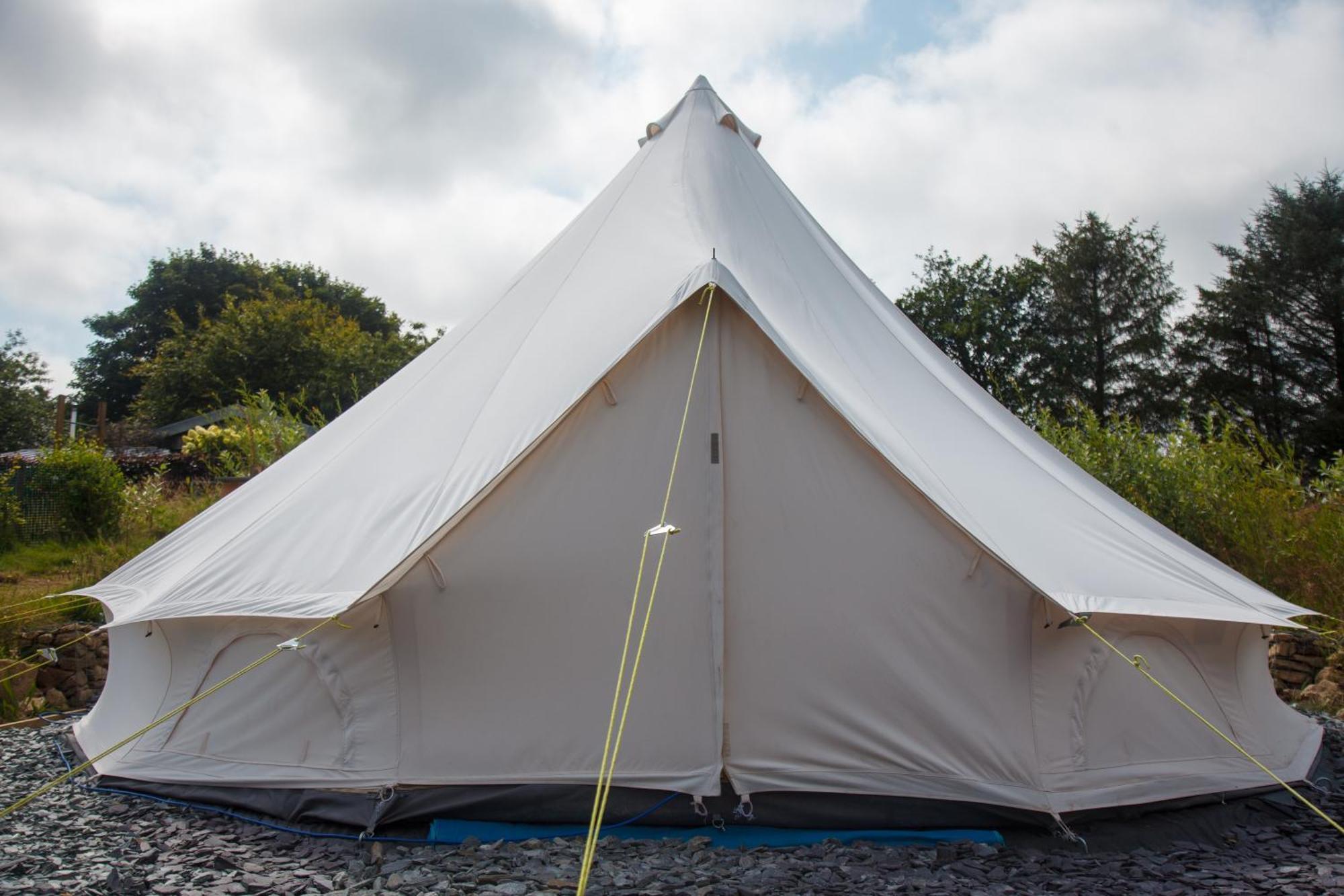 Glamping Meadow Bell Tent Stithians Eksteriør billede