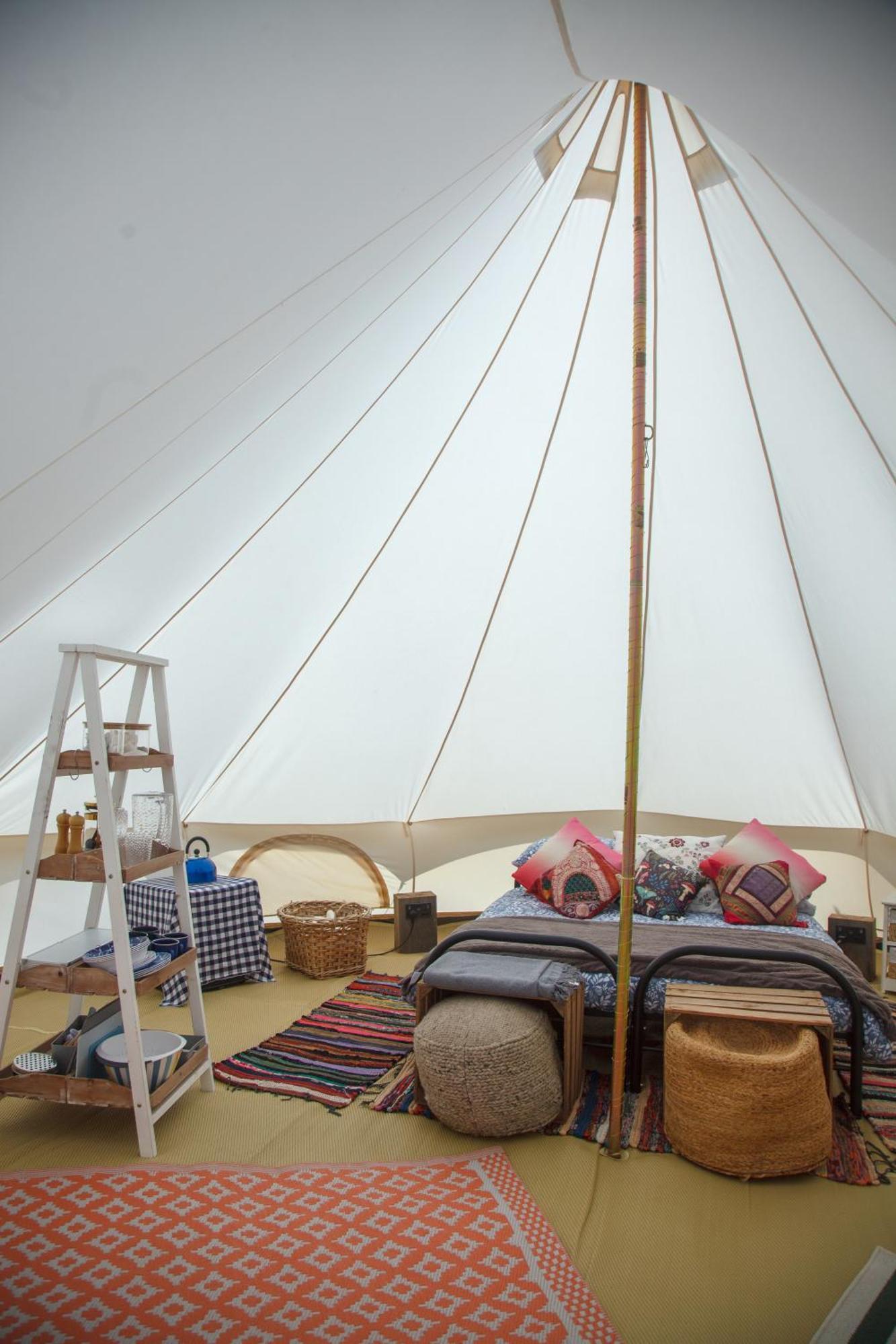 Glamping Meadow Bell Tent Stithians Eksteriør billede